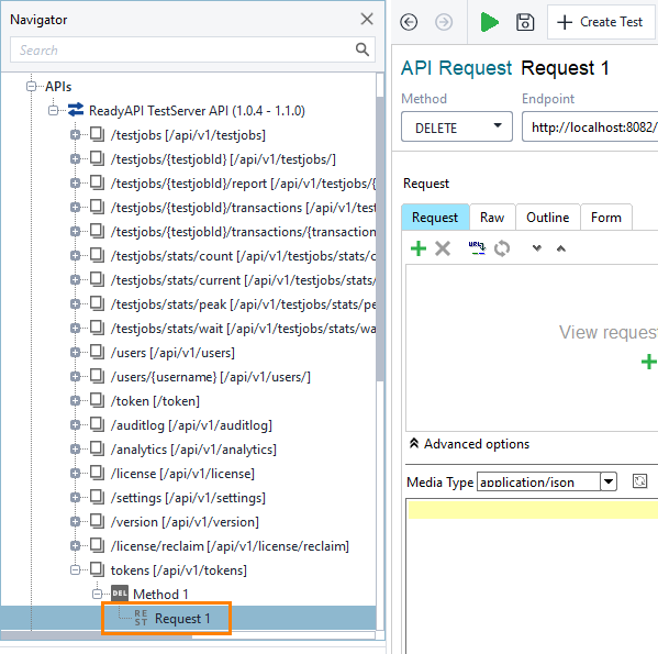 Revoke all the access tokens: Select a request