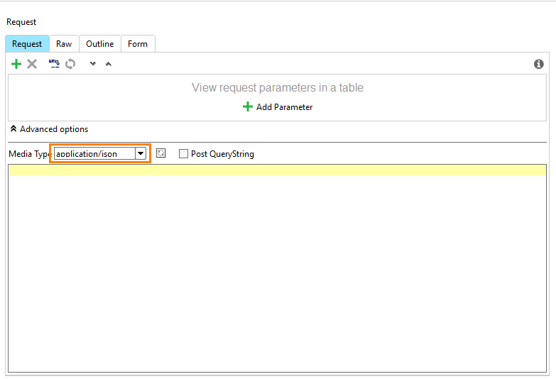 Check out a floating license: Set the media type