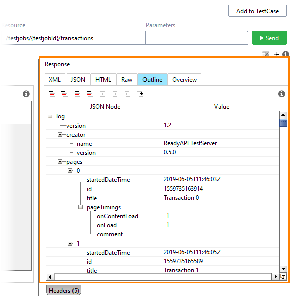 Get a full transaction report: View the transaction report