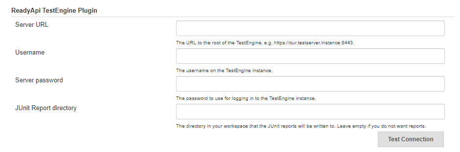 Plugin's global settings Plugin's global settings