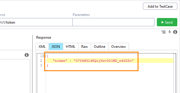 Authenticate by using an access token: An access token