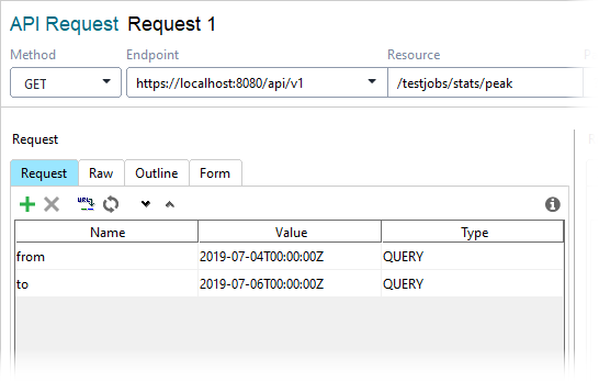 Get peak TestEngine usage statistics: Enter the timeframe Get peak TestEngine usage statistics: Enter the timeframe